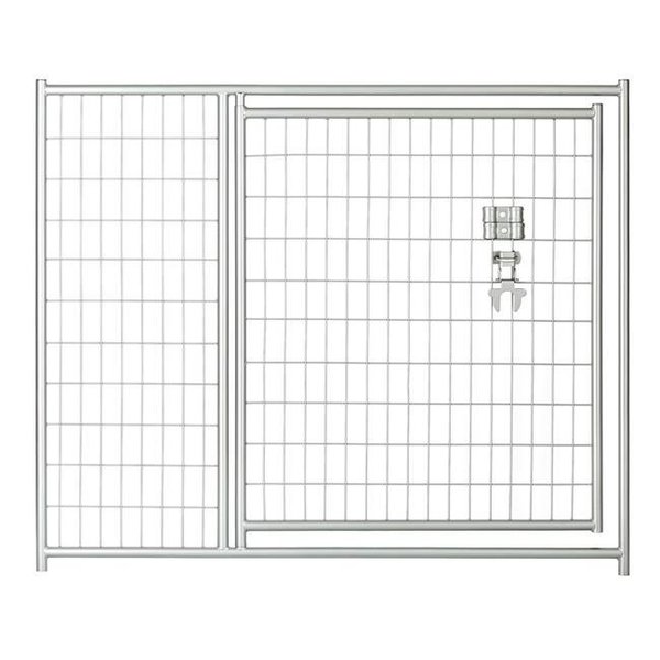 Lucky Dog Lucky Dog CL 28544 4 x 5 ft. Silver Welded Wire Modular Gate CL 28544